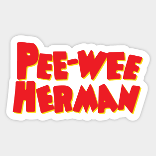 Pee-Wee Herman Sticker